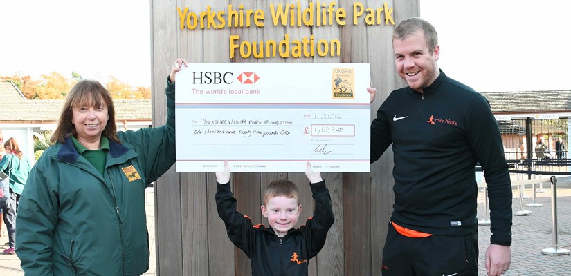 Mini Kicks raise over £1000 for YWP Foundation to help endangered Amur Tigers